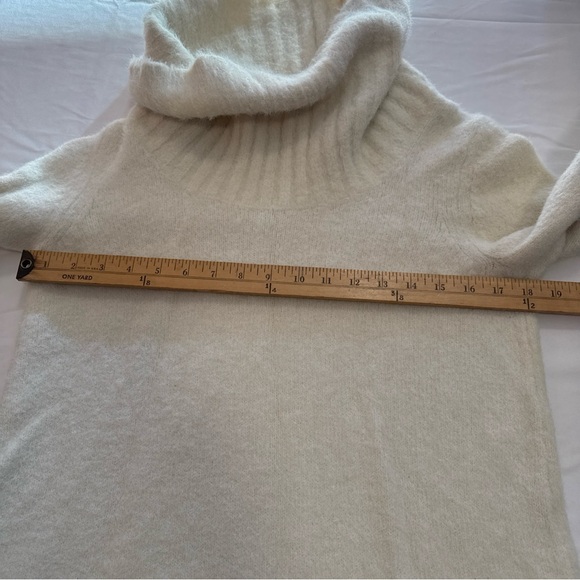 Anthropologie Soft Cream Cowl Neck Sweater - Picture 7 of 11